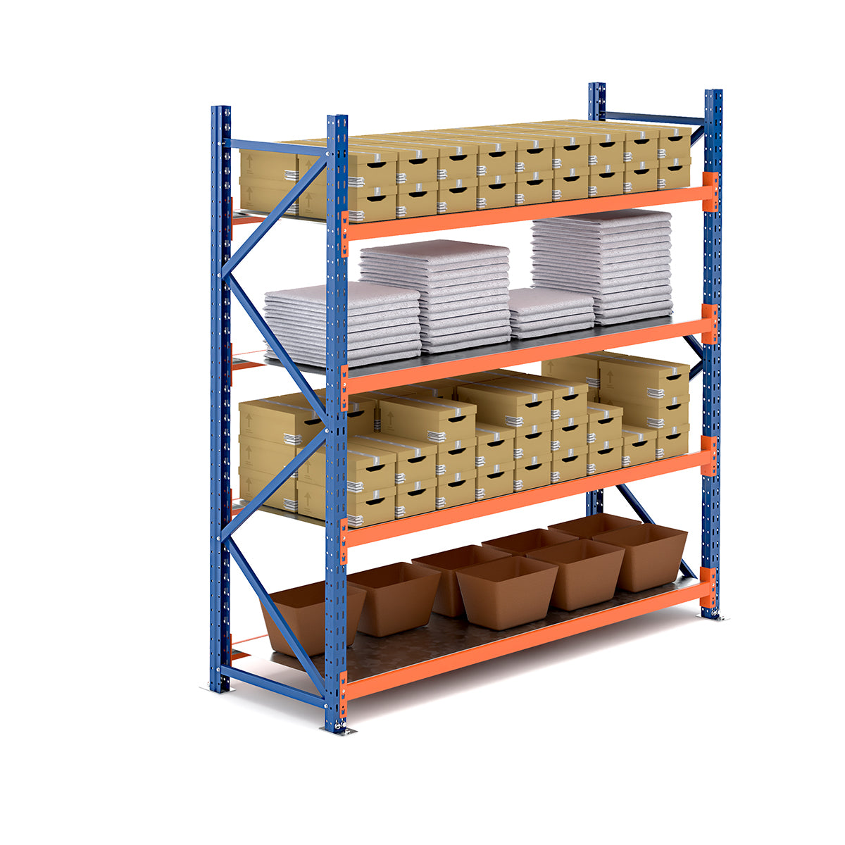 RACK INDUSTRIAL L600 MEDIDA 300X100X200 SOPORA 2.400KG