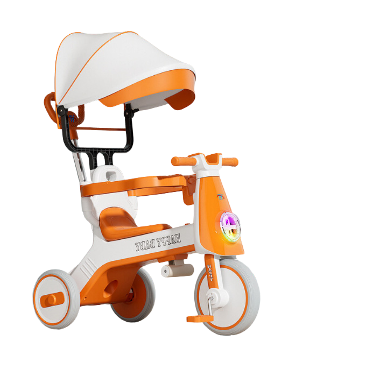 Triciclo 3 en 1 con Luces y Sonido – Correpasillos Evolutivo para Niños