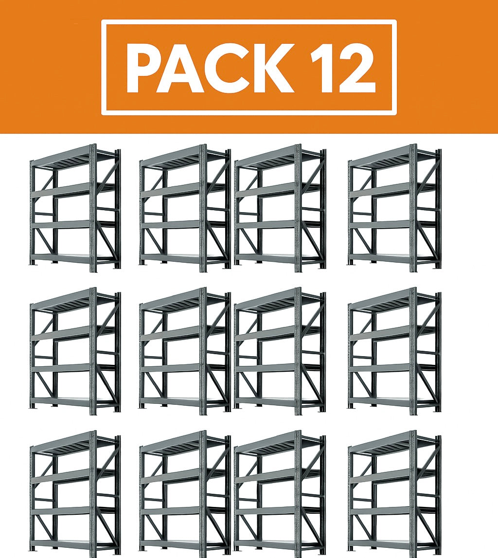 Rack Metálico Industrial 200x60x200 – 800KG L200D