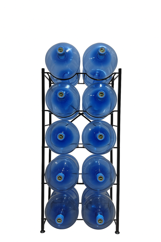 Racks Metálicos para 5 y 10 Bidones de Agua | Alta Resistencia y ...