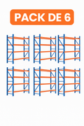 Rack Metálico Industrial 200x50x200 – 800KG  L205D