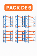 Rack Metálico Industrial 200x50x200 – 800KG  L205D