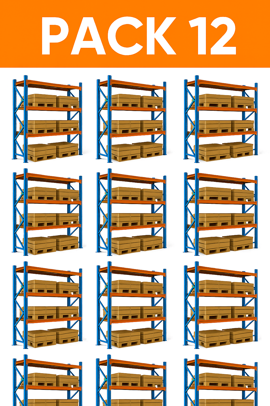Rack Industrial Pallet L300–1T