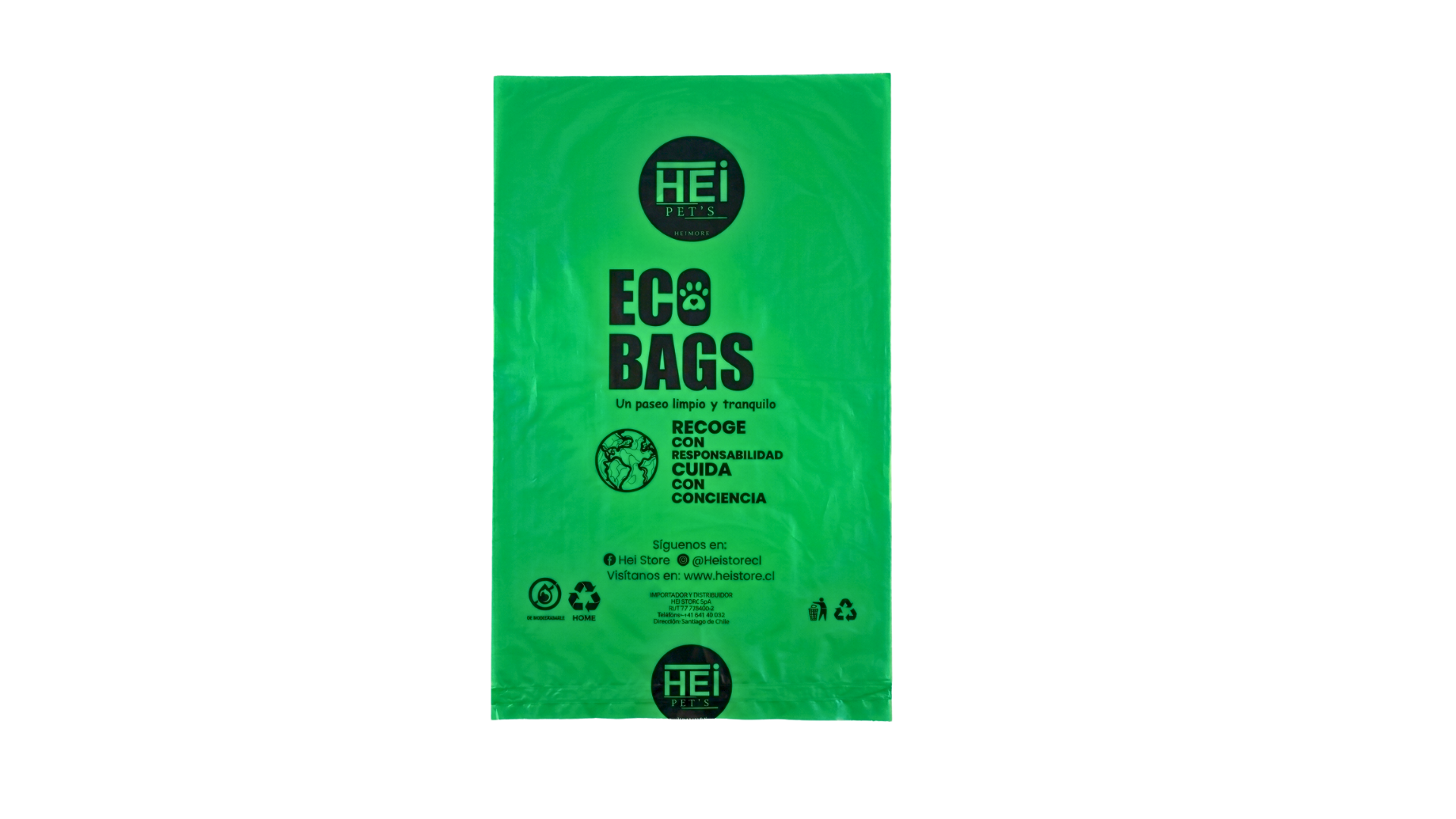 Hei Pets Bolsas Excremento Perro Biodegradables Ecologicas