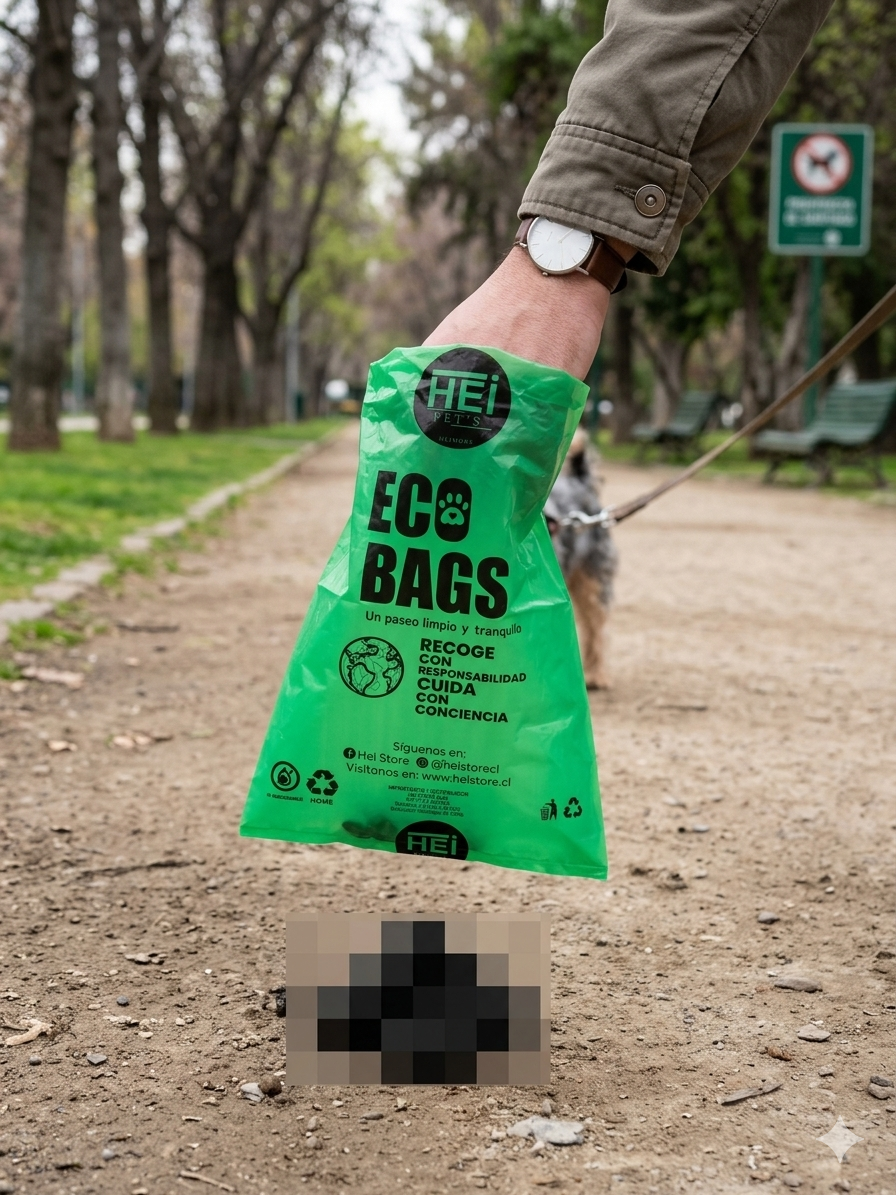 Hei Pets Bolsas Excremento Perro Biodegradables Ecologicas