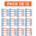 Rack Metálico Industrial 200x50x200 – 800KG  L205D