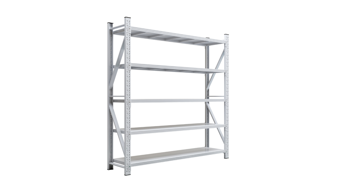Rack metálico Compacto 200x150x50cm – 600KG  L150D BLANCO - UNIDAD