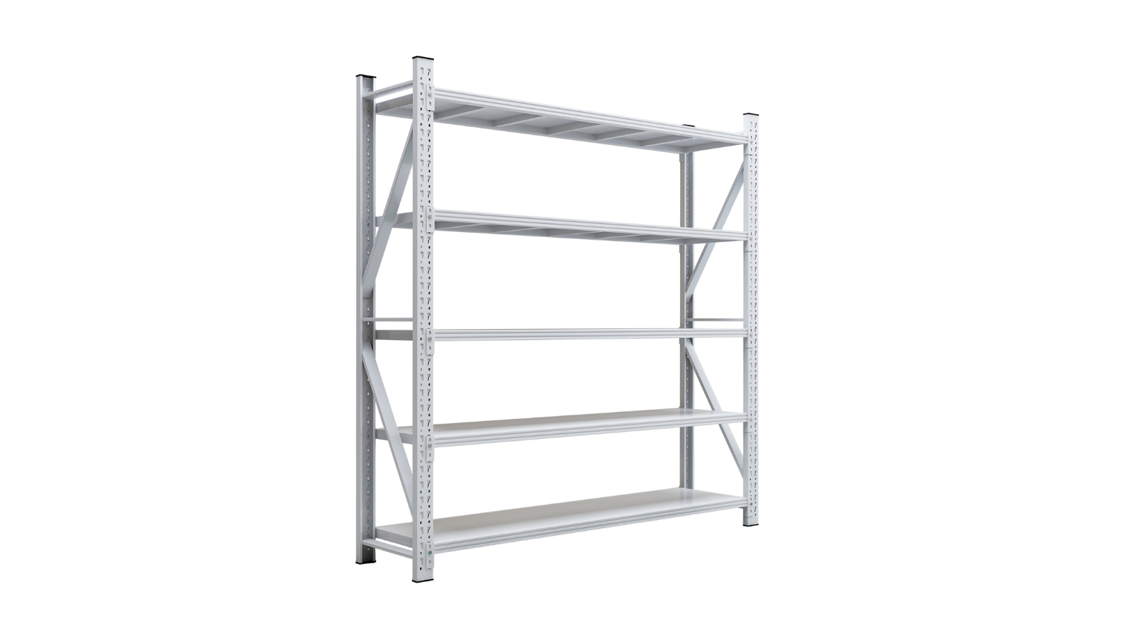 Rack metálico Compacto 200x150x50cm – 600KG  L150D BLANCO