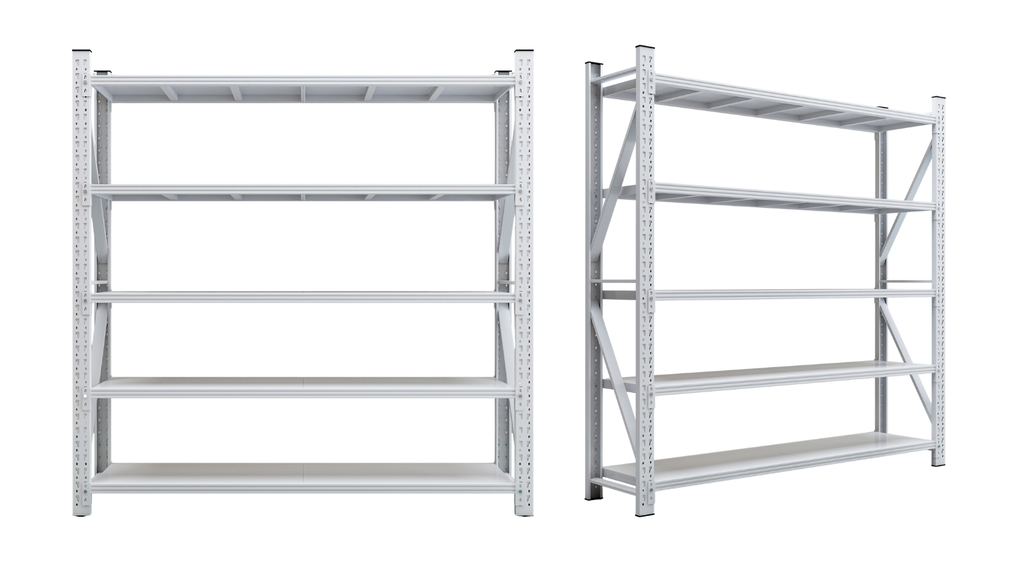 Estante Rack  Almacenamiento Liviano 200X50X150F BLANCO