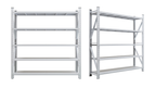 Estante Rack  Almacenamiento Liviano 200X50X150F BLANCO