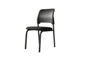 Silla Visita Iso Acolchada Con Respaldo Plastico