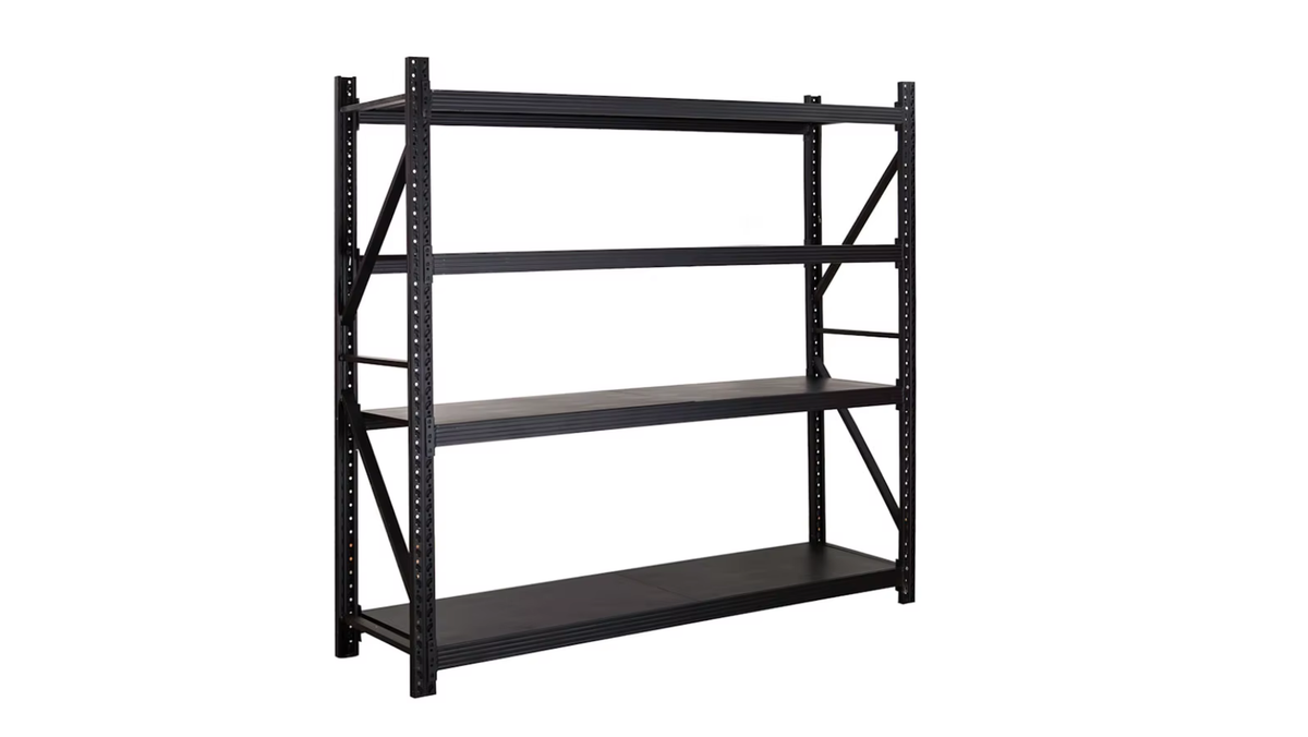 Rack metálico Compacto 200x150x50cm – 600KG  L150D Negro - UNIDAD