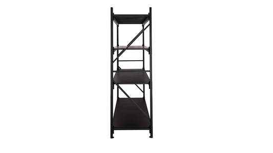 Estante Rack  Almacenamiento Liviano 200X50X150F NEGRO
