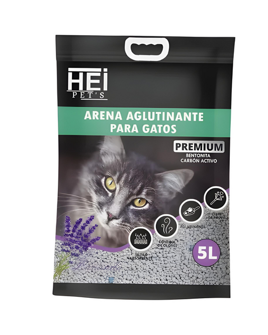 20KG De Arena para gatos HEI PET’S –Formato 4KG