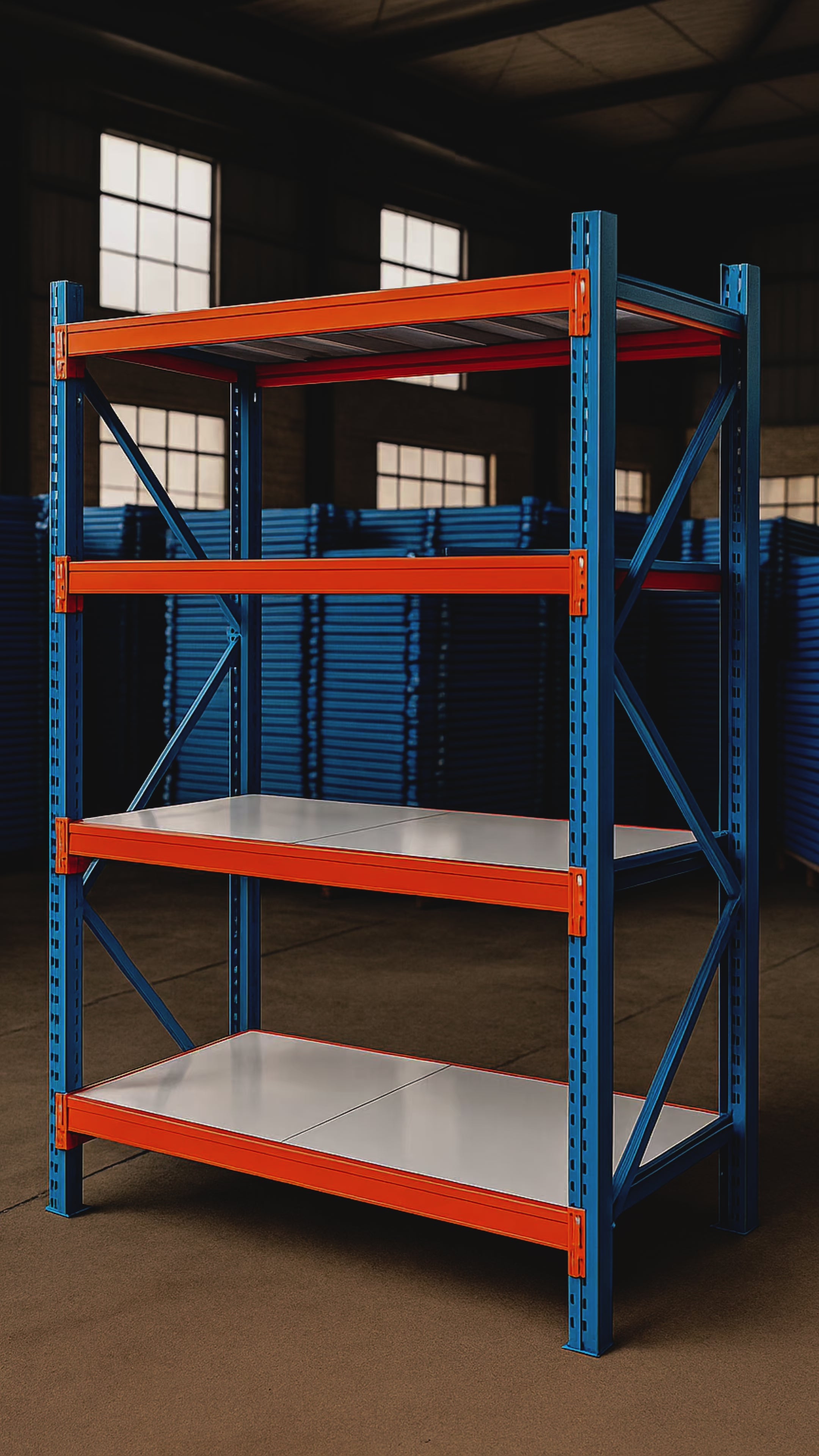 Rack Metálico Industrial 200x60x200 – 800KG  Venta Mayorista