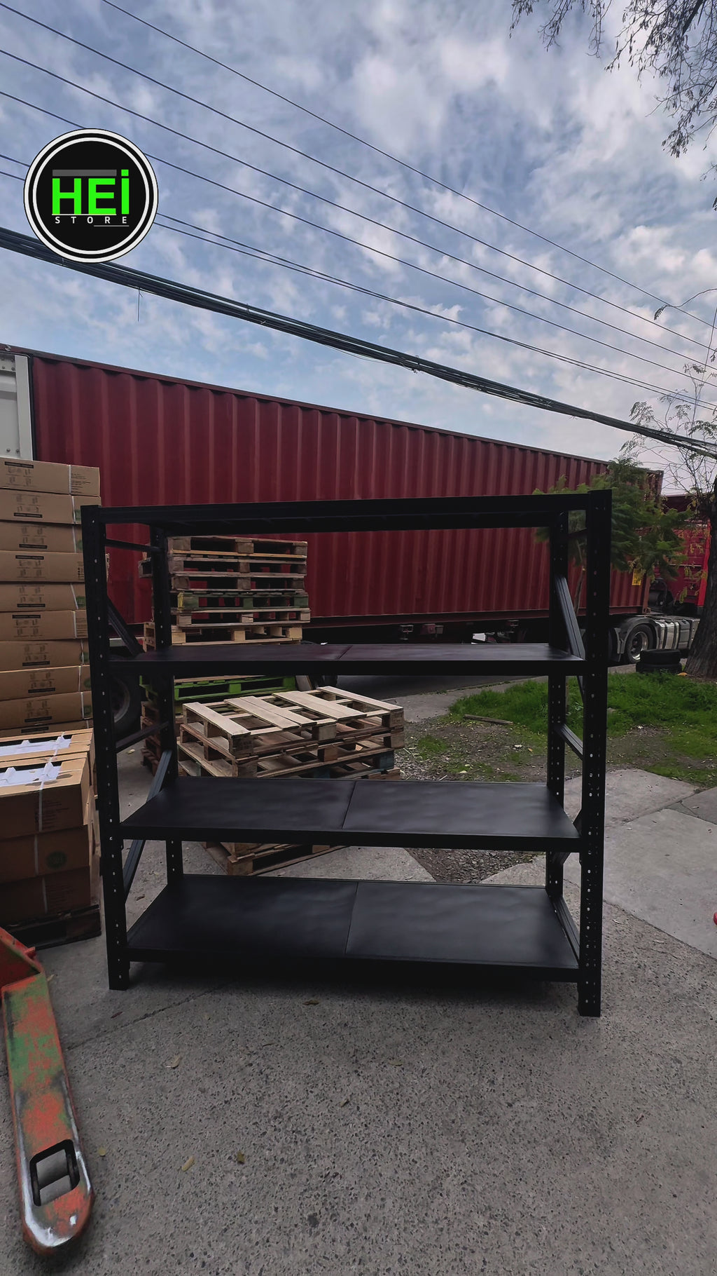 Rack Metálico Industrial 200x60x200 – 800KG L200D