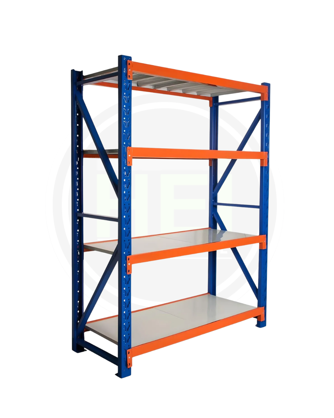Rack Metálico Industrial 300x60x200 – 800KG -L300D - UNIDAD